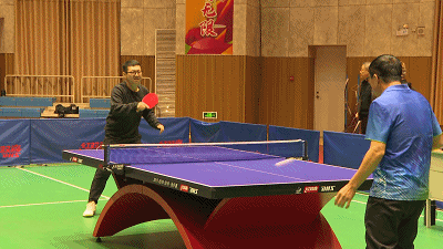 孝义乒乓球比赛开赛